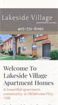 Mobile Screenshot of lakesidevillageapartments.info